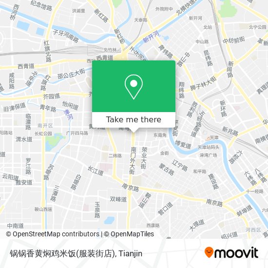 锅锅香黄焖鸡米饭(服装街店) map