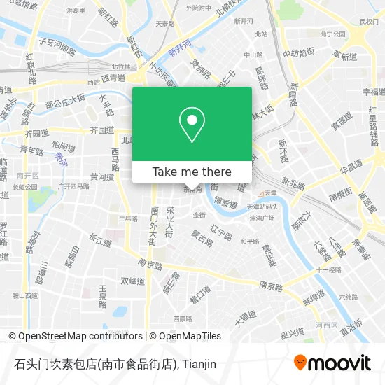 石头门坎素包店(南市食品街店) map