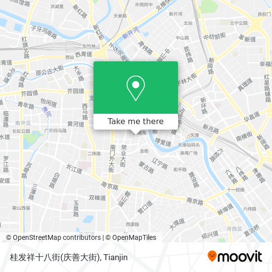 桂发祥十八街(庆善大街) map