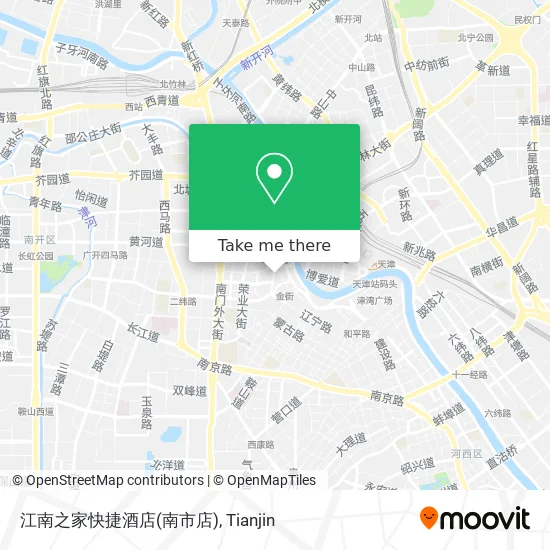江南之家快捷酒店(南市店) map