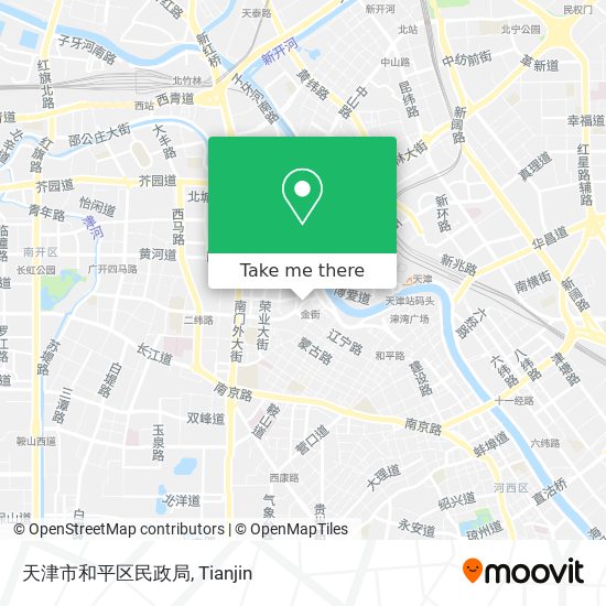 天津市和平区民政局 map
