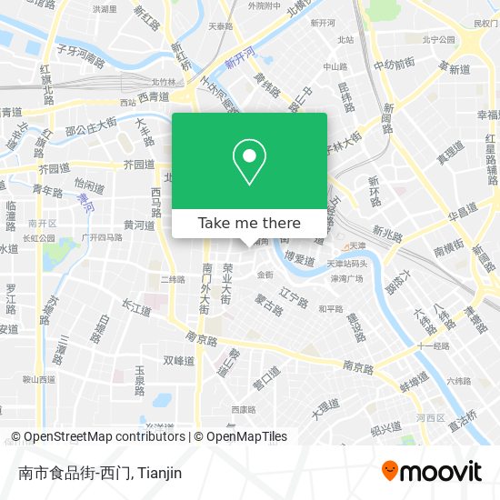 南市食品街-西门 map