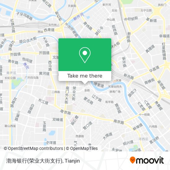 渤海银行(荣业大街支行) map