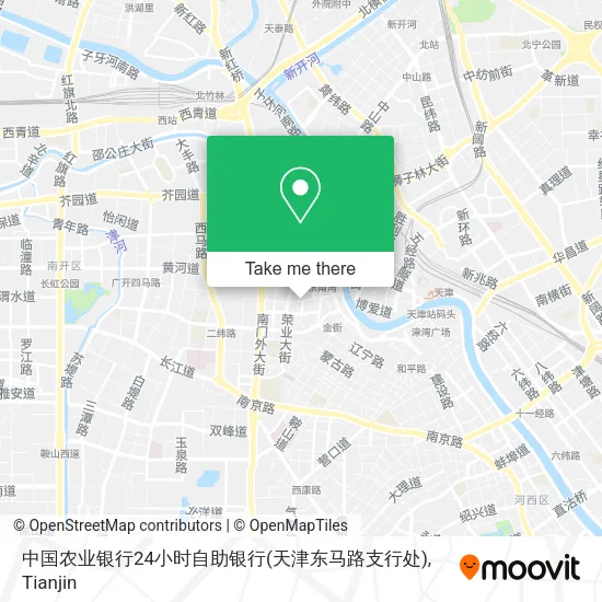 中国农业银行24小时自助银行(天津东马路支行处) map