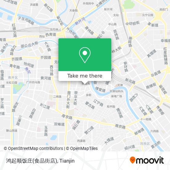 鸿起顺饭庄(食品街店) map