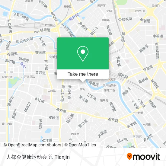 大都会健康运动会所 map