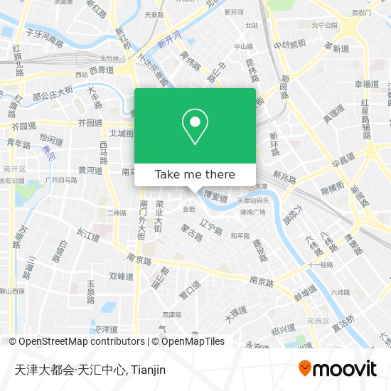 天津大都会·天汇中心 map