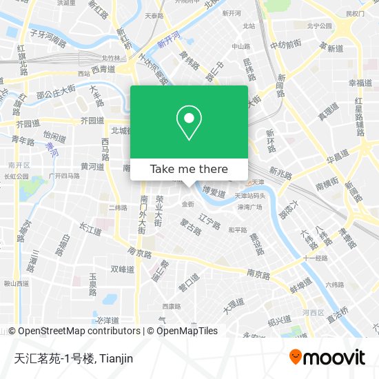 天汇茗苑-1号楼 map
