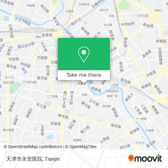 天津市永安医院 map