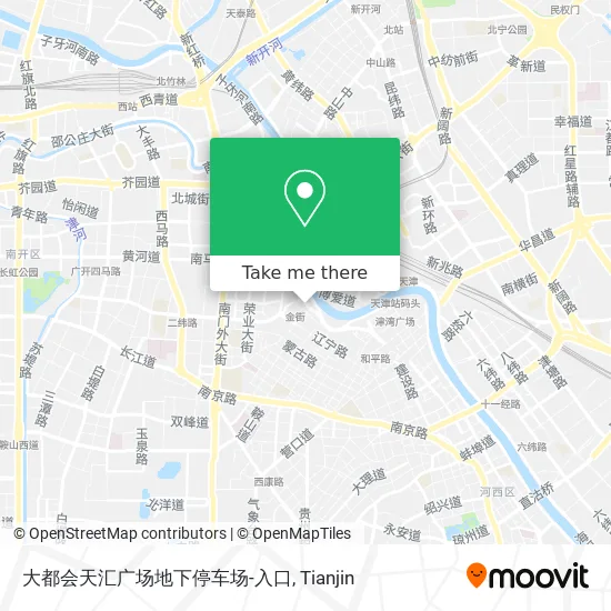 大都会天汇广场地下停车场-入口 map