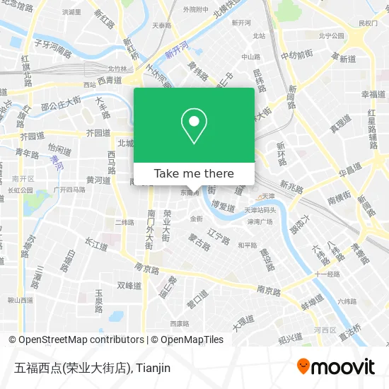 五福西点(荣业大街店) map