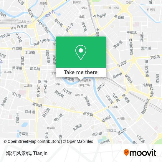 海河风景线 map