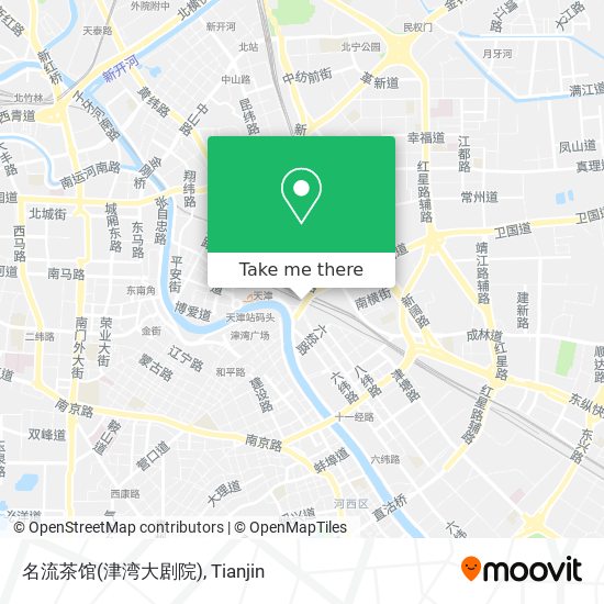 名流茶馆(津湾大剧院) map