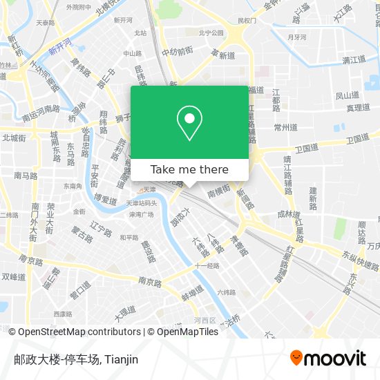 邮政大楼-停车场 map