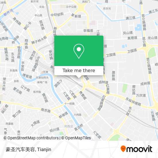 豪圣汽车美容 map