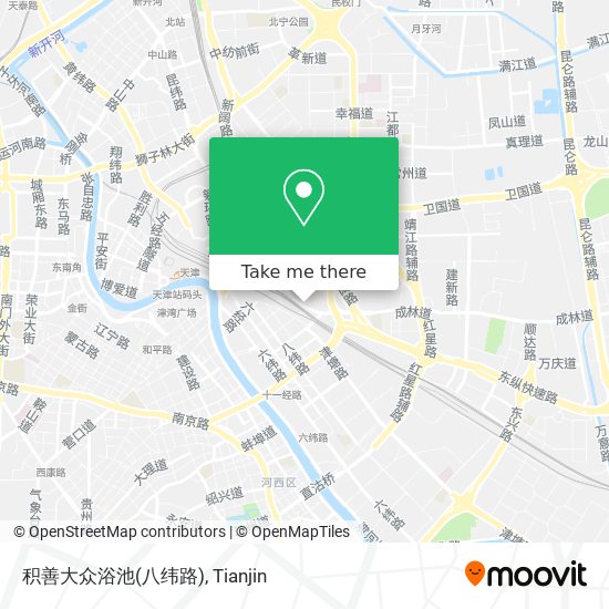 积善大众浴池(八纬路) map