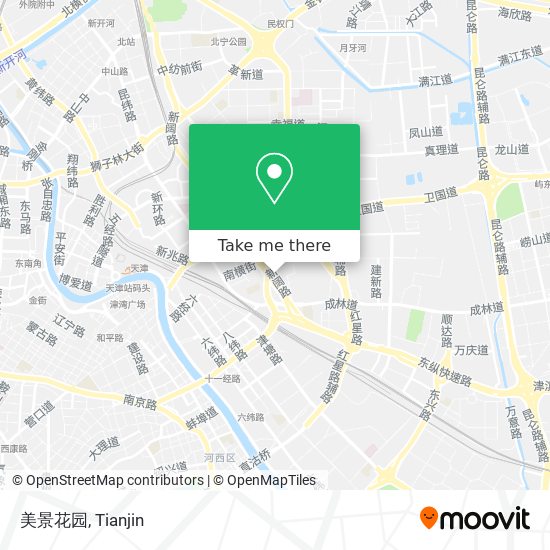 美景花园 map