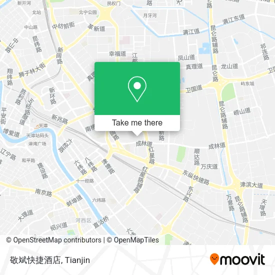 敬斌快捷酒店 map