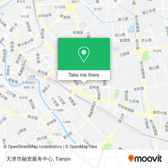 天津市融资服务中心 map