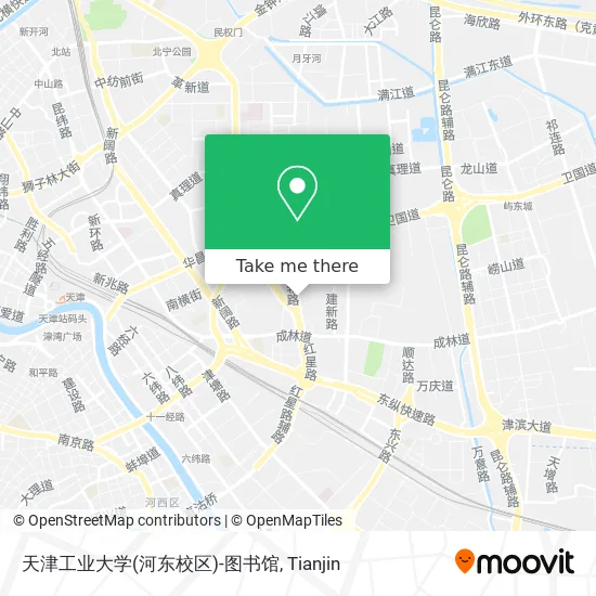 天津工业大学(河东校区)-图书馆 map