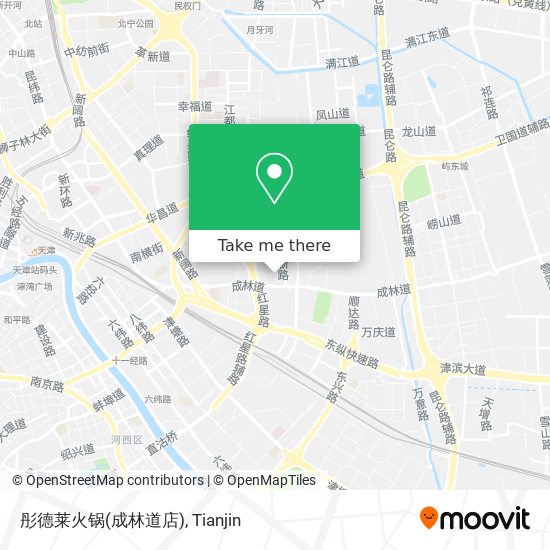 彤德莱火锅(成林道店) map