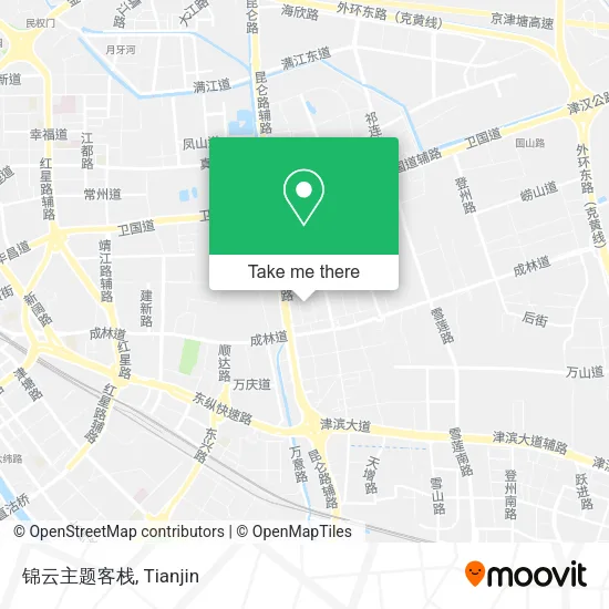 锦云主题客栈 map