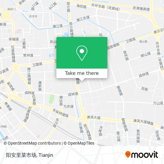 阳安里菜市场 map