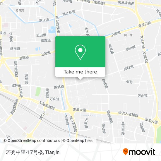 环秀中里-17号楼 map