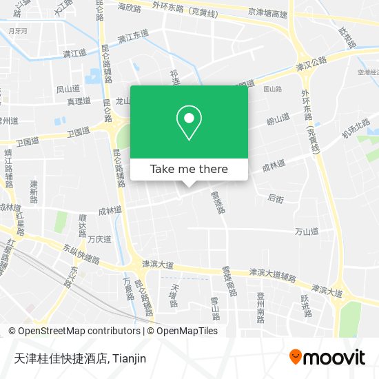 天津桂佳快捷酒店 map