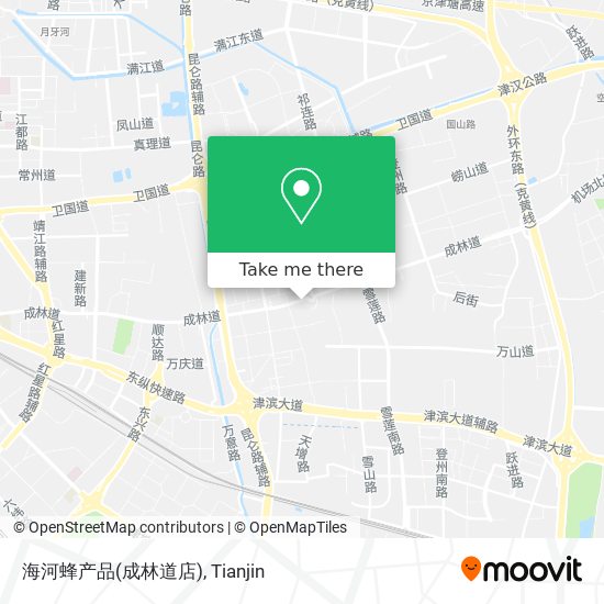 海河蜂产品(成林道店) map