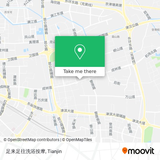 足来足往洗浴按摩 map
