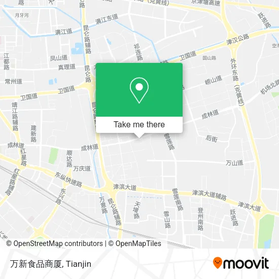 万新食品商厦 map