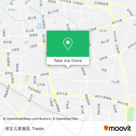 便宜儿童服装 map