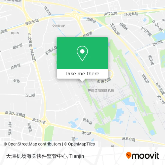 天津机场海关快件监管中心 map