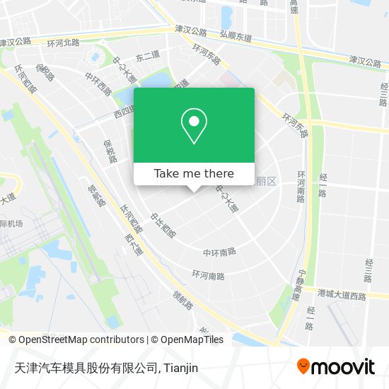 天津汽车模具股份有限公司 map