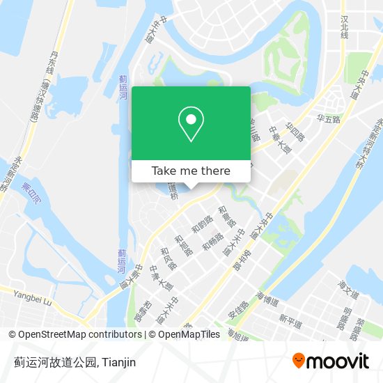 蓟运河故道公园 map