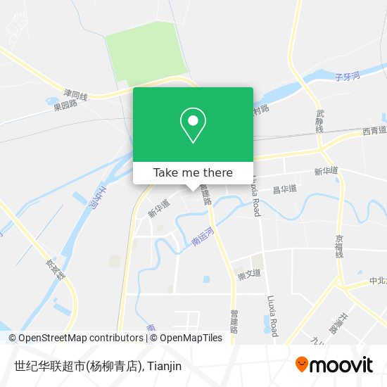 世纪华联超市(杨柳青店) map