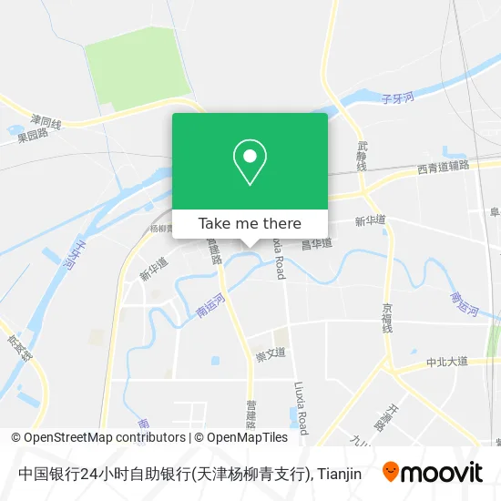 中国银行24小时自助银行(天津杨柳青支行) map
