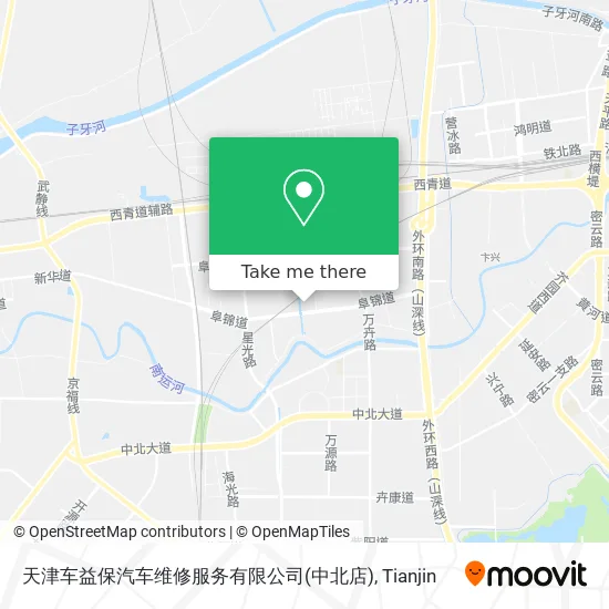 天津车益保汽车维修服务有限公司(中北店) map