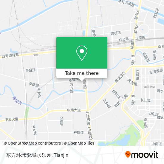 东方环球影城水乐园 map