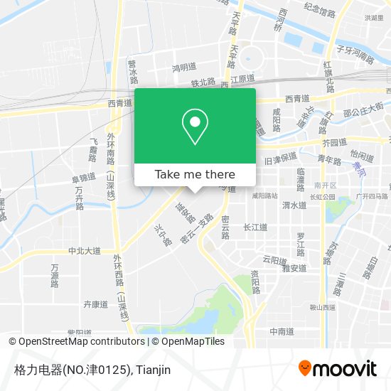 格力电器(NO.津0125) map
