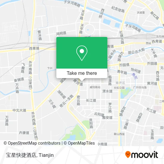 宝星快捷酒店 map