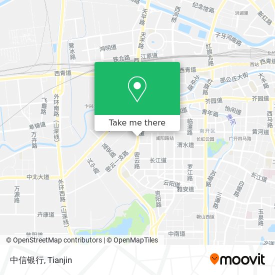 中信银行 map