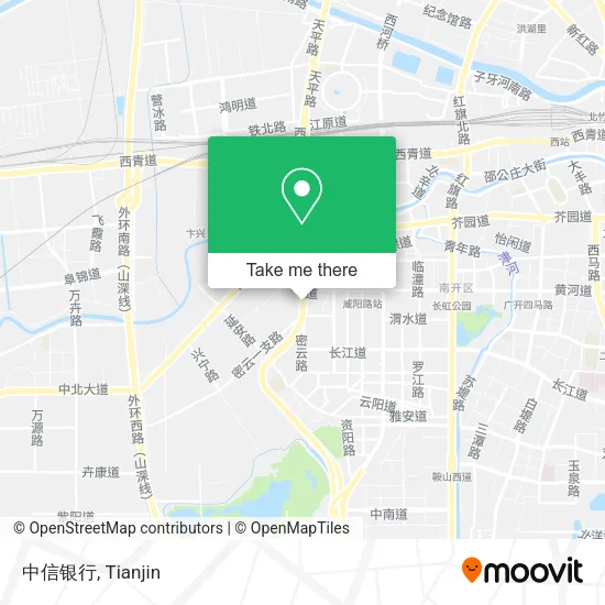 中信银行 map