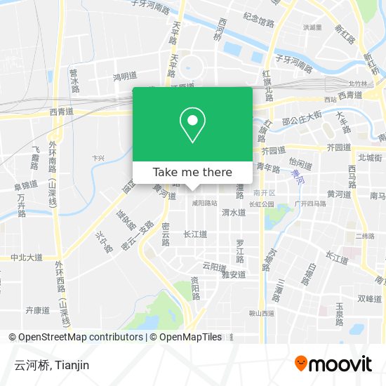 云河桥 map