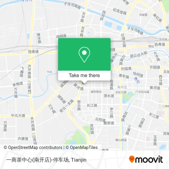 一商茶中心(南开店)-停车场 map