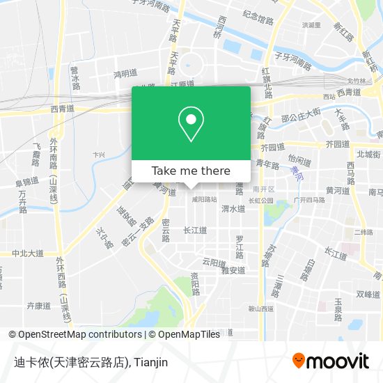 迪卡侬(天津密云路店) map