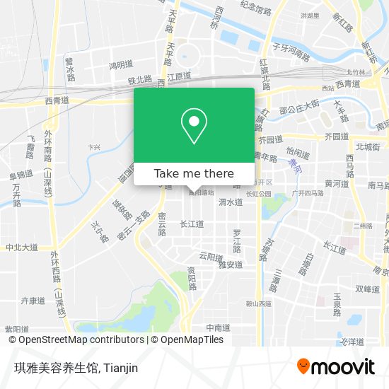 琪雅美容养生馆 map