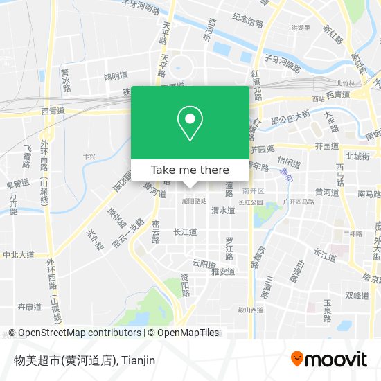 物美超市(黄河道店) map