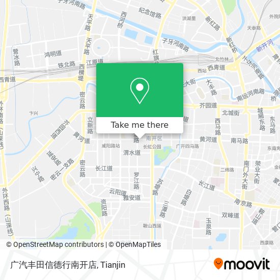 广汽丰田信德行南开店 map
